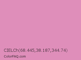 CIELCh 68.445,38.187,344.74 Color Image