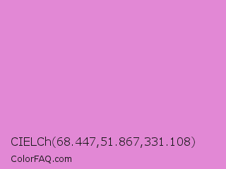 CIELCh 68.447,51.867,331.108 Color Image