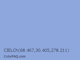 CIELCh 68.467,30.405,278.211 Color Image