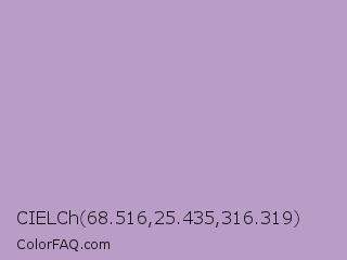 CIELCh 68.516,25.435,316.319 Color Image