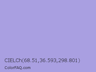 CIELCh 68.51,36.593,298.801 Color Image