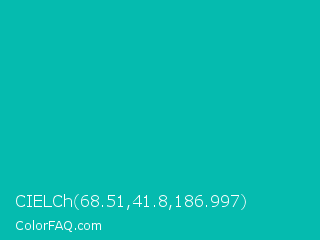 CIELCh 68.51,41.8,186.997 Color Image