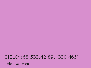 CIELCh 68.533,42.891,330.465 Color Image