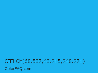 CIELCh 68.537,43.215,248.271 Color Image
