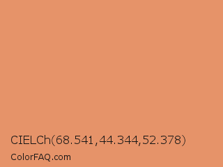CIELCh 68.541,44.344,52.378 Color Image