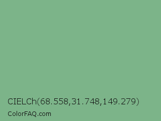 CIELCh 68.558,31.748,149.279 Color Image