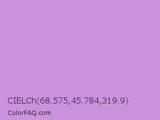 CIELCh 68.575,45.784,319.9 Color Image