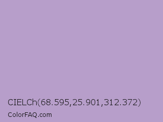 CIELCh 68.595,25.901,312.372 Color Image