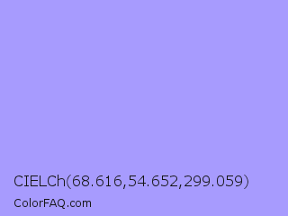 CIELCh 68.616,54.652,299.059 Color Image