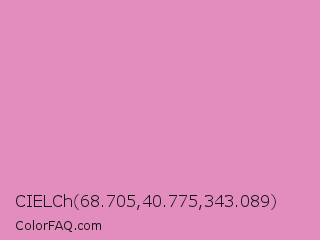 CIELCh 68.705,40.775,343.089 Color Image