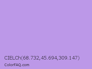 CIELCh 68.732,45.694,309.147 Color Image