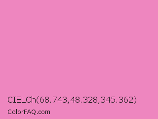 CIELCh 68.743,48.328,345.362 Color Image