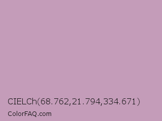 CIELCh 68.762,21.794,334.671 Color Image