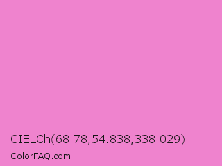 CIELCh 68.78,54.838,338.029 Color Image