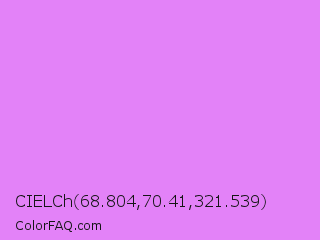 CIELCh 68.804,70.41,321.539 Color Image