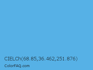 CIELCh 68.85,36.462,251.876 Color Image
