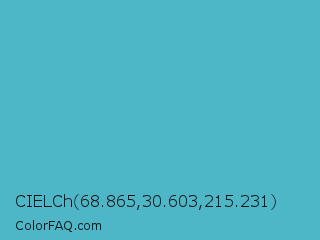 CIELCh 68.865,30.603,215.231 Color Image