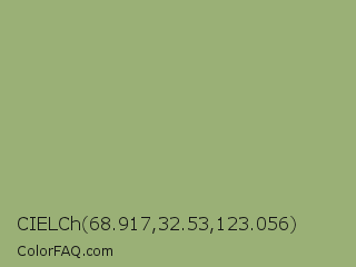 CIELCh 68.917,32.53,123.056 Color Image