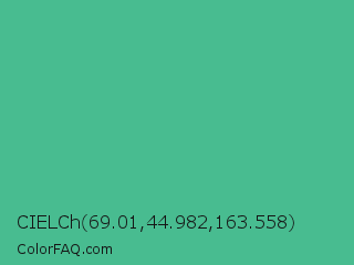 CIELCh 69.01,44.982,163.558 Color Image