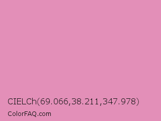 CIELCh 69.066,38.211,347.978 Color Image