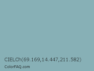 CIELCh 69.169,14.447,211.582 Color Image