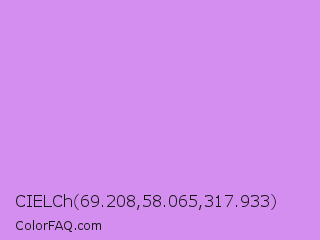 CIELCh 69.208,58.065,317.933 Color Image