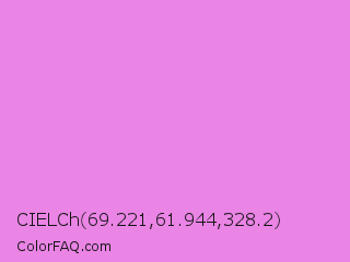 CIELCh 69.221,61.944,328.2 Color Image