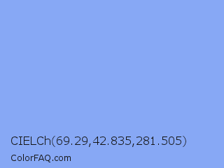 CIELCh 69.29,42.835,281.505 Color Image