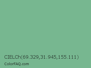 CIELCh 69.329,31.945,155.111 Color Image