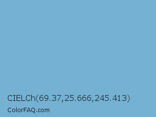 CIELCh 69.37,25.666,245.413 Color Image