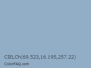 CIELCh 69.523,16.195,257.22 Color Image