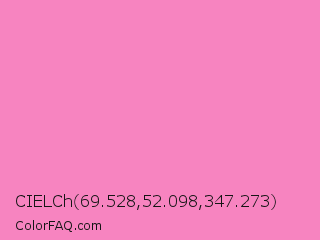 CIELCh 69.528,52.098,347.273 Color Image