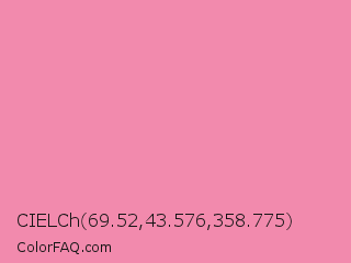 CIELCh 69.52,43.576,358.775 Color Image