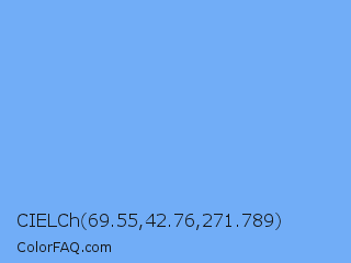 CIELCh 69.55,42.76,271.789 Color Image