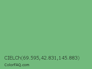 CIELCh 69.595,42.831,145.883 Color Image