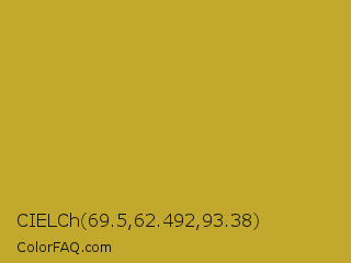 CIELCh 69.5,62.492,93.38 Color Image
