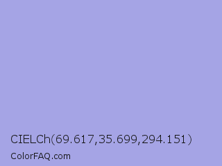 CIELCh 69.617,35.699,294.151 Color Image