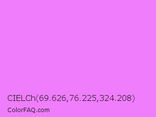 CIELCh 69.626,76.225,324.208 Color Image
