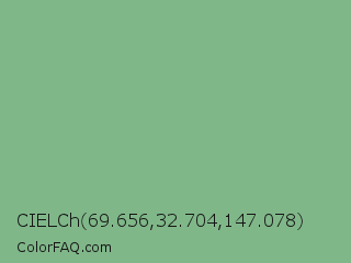 CIELCh 69.656,32.704,147.078 Color Image