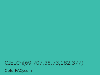 CIELCh 69.707,38.73,182.377 Color Image