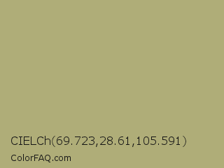 CIELCh 69.723,28.61,105.591 Color Image