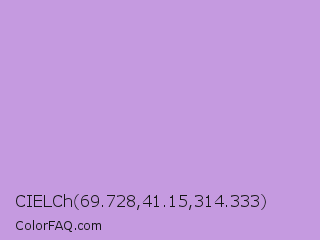 CIELCh 69.728,41.15,314.333 Color Image