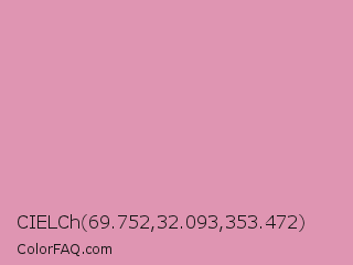 CIELCh 69.752,32.093,353.472 Color Image