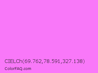 CIELCh 69.762,78.591,327.138 Color Image