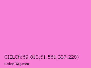 CIELCh 69.813,61.561,337.228 Color Image