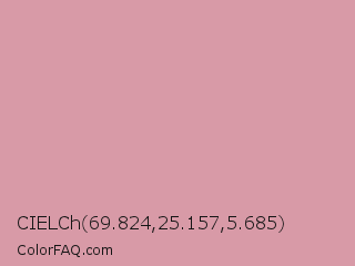 CIELCh 69.824,25.157,5.685 Color Image