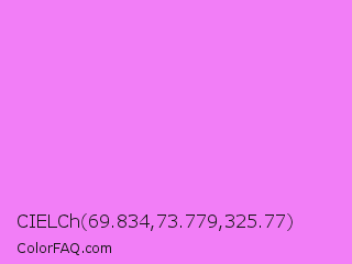 CIELCh 69.834,73.779,325.77 Color Image