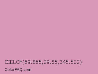 CIELCh 69.865,29.85,345.522 Color Image