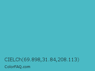 CIELCh 69.898,31.84,208.113 Color Image