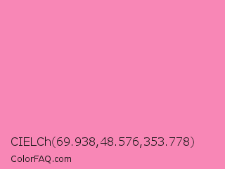 CIELCh 69.938,48.576,353.778 Color Image